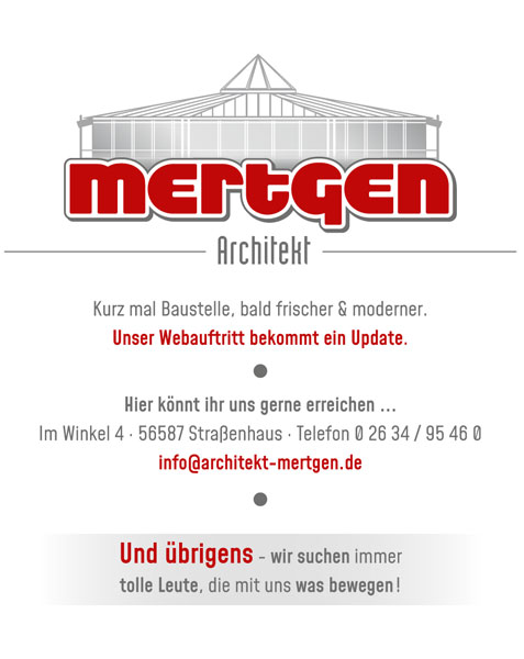 Architekturbüro Thomas Mertgen - Straßenhaus - Willkommen