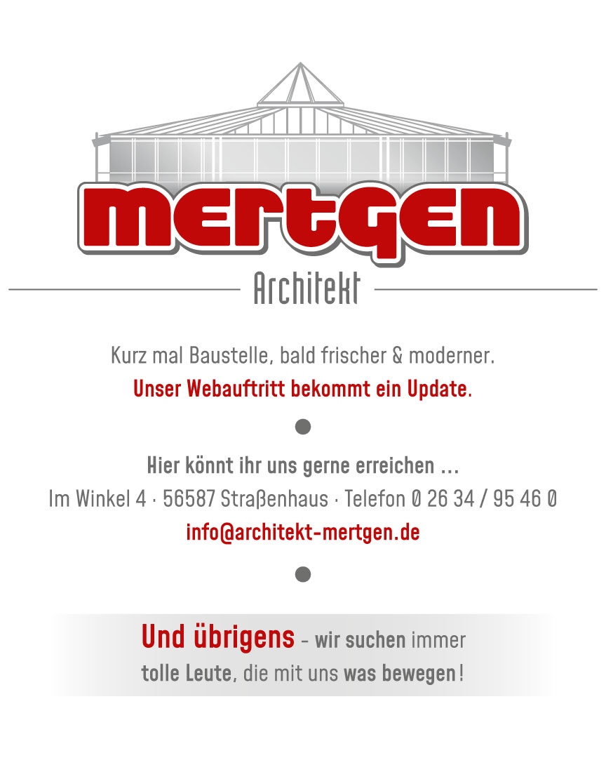 Architekturbüro Thomas Mertgen - Straßenhaus - Willkommen